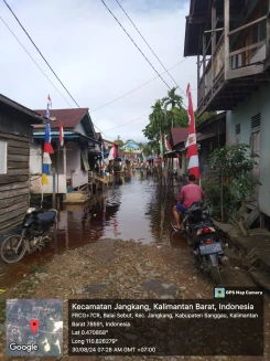 Banjir Rendam Dua Desa di Kabupaten Sanggau